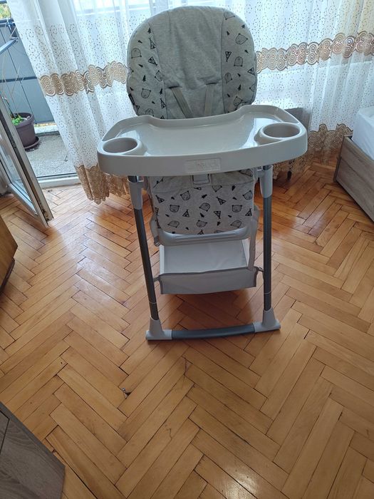 Детски комплект столче за хранене и шезлонг hauck