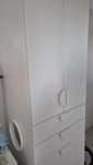 Dulap, alb/+ 4 sertare, 60x57x181 cm
Dul alb alb/+ 4 sertare, 6