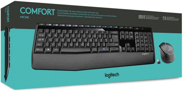 Комплект беспроводной LOGITECH MK345 Comfort