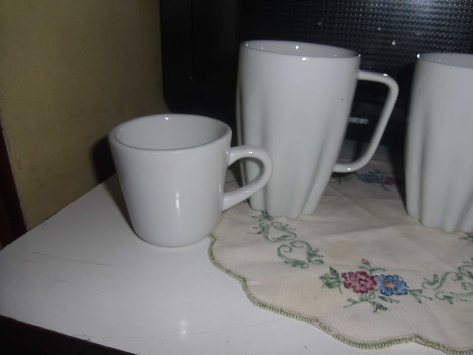 set  cesti albe ,portelan noi