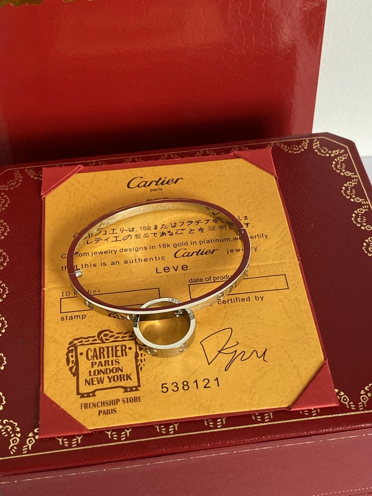 Brățară Cartier LOVE 17 Gold 750 Slim