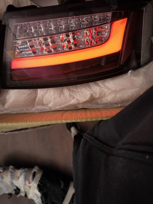 Стопове Ауди А5 8Т Опушени ЛЕД тъмни Сиви Audi A5 8T LED Light Bar