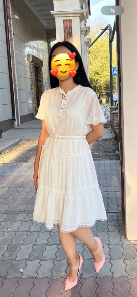 Белое платье. Ақ көйлек