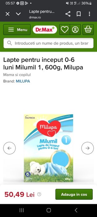 Lapte milumil pentru cei născuți