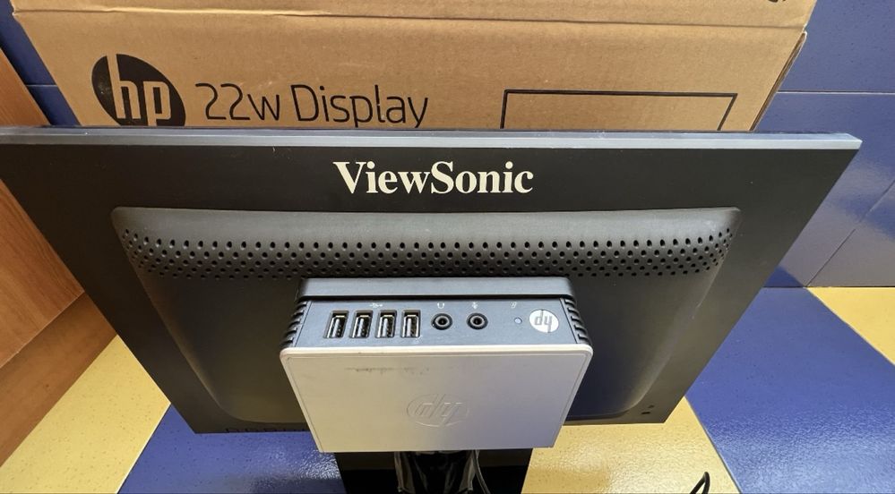Full hd HP ViewSonic VA1912a-LED, 21,5-inch 54,6 cm, работещ