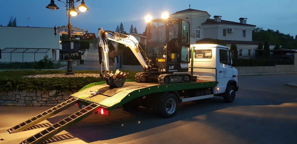 Услуги с мини багер и челен товарач Bobcat.. Самосвал .