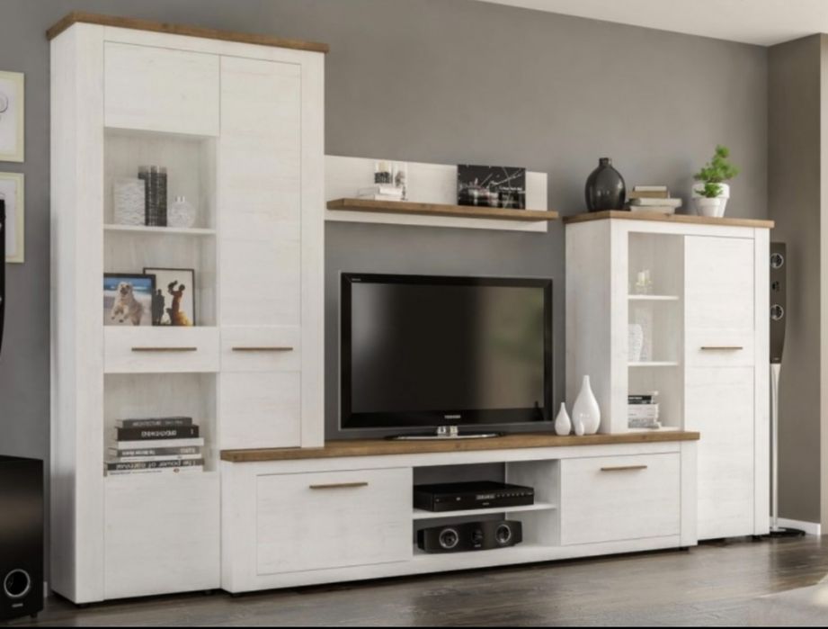 Mobila de zi alb antichizat, superba