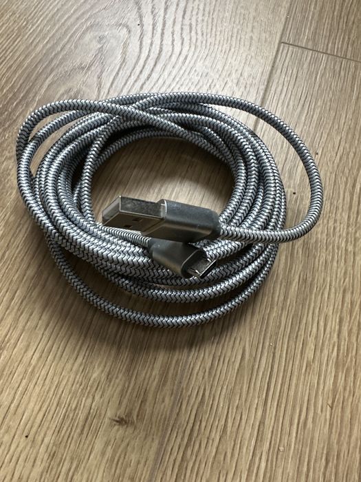 Cablu folosit usb Micro USB, Interlook, Argintiu