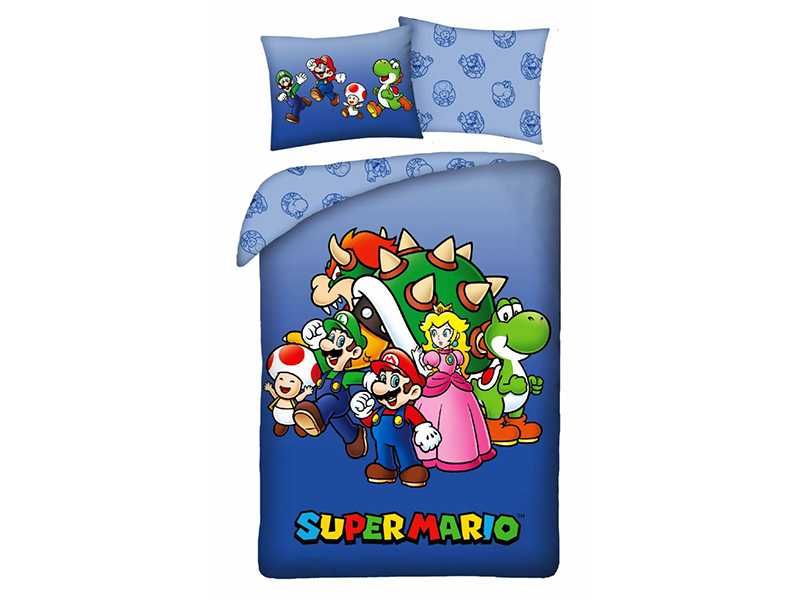 НОВИ! Спален комплект Super Mario двулицев калъфка и плик