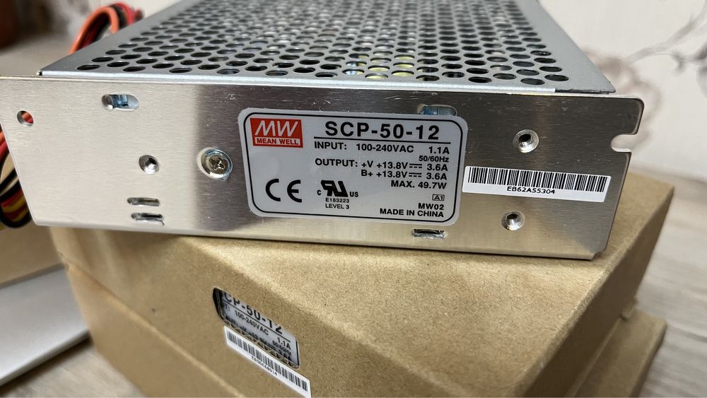 Sursa in comutatie 5,4A si 3,6A MeanWell SCP-75-12 cu back-up