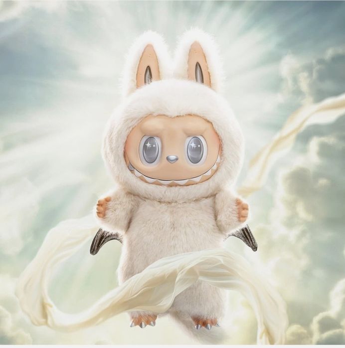 Голямо Лабубу Angel 40см Labubu Ангел Limited Edition