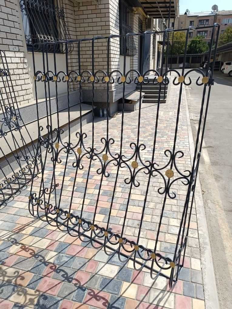 Решетки на окна, козырек, ришотка, naves, kovka, temir, ограда, перила