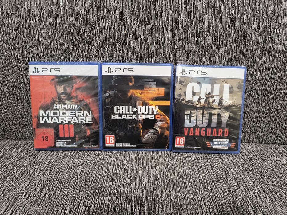 Call of duty Modern Warfare 3, Black Ops 6, Vanguard  PS5