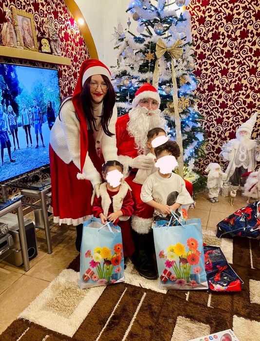 Vizita Mos Craciun si Craciunita in Craiova: Gradinite, Scoli, Acasa