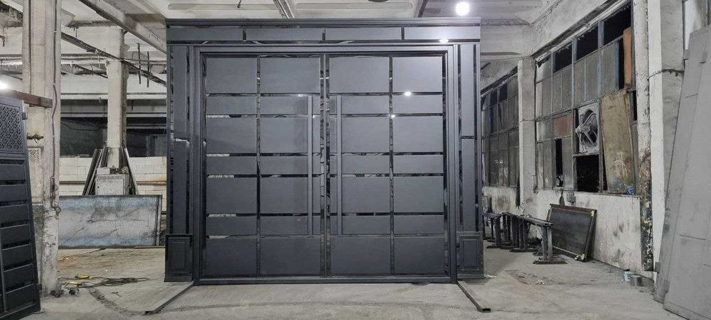 Темир дарвозалар. Хашаматли, дабдабали, сифатли. Варота метал