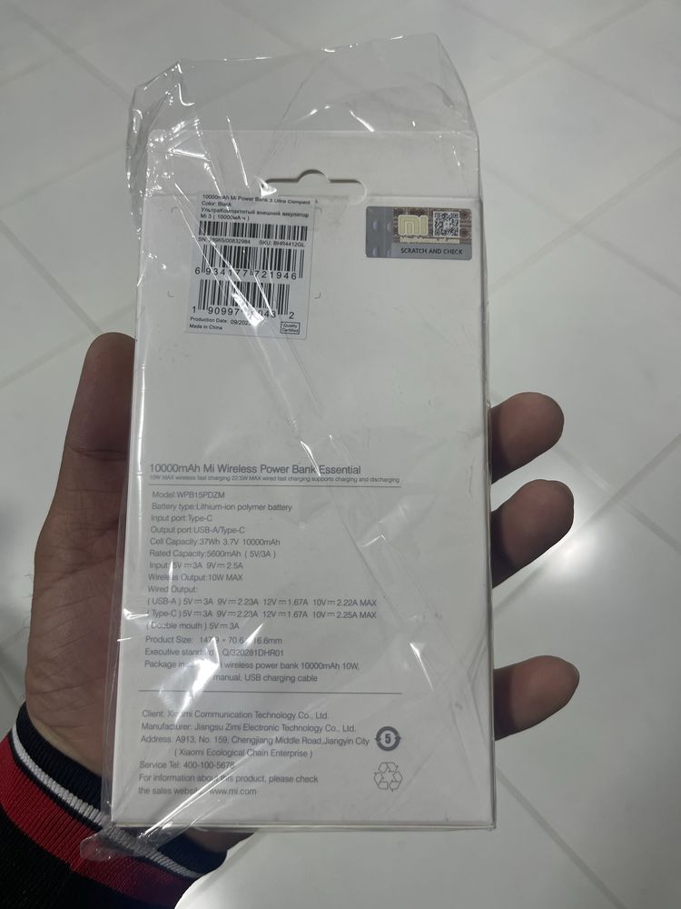 mi magsafe original 1000mah 10w