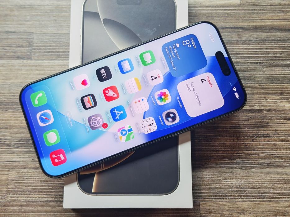 Като нов iPhone 16 Pro Max 256 GB Natural Titanium