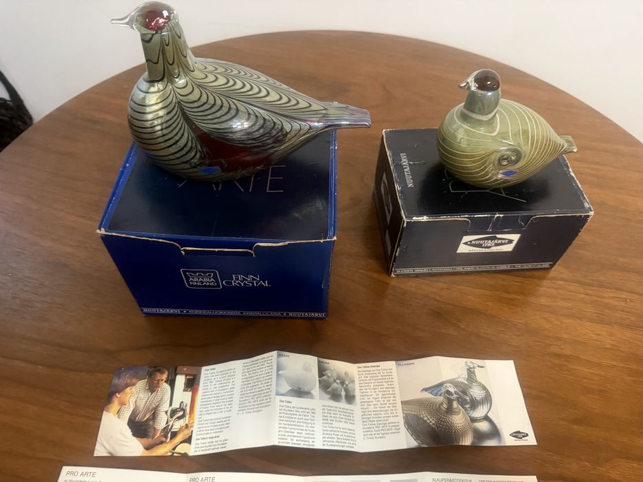 Pasăre de sticlă Oiva Toikka ZootysTreasures