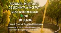 Sezonul mustului de lechinta a inceput /must ravac debubortat limpede