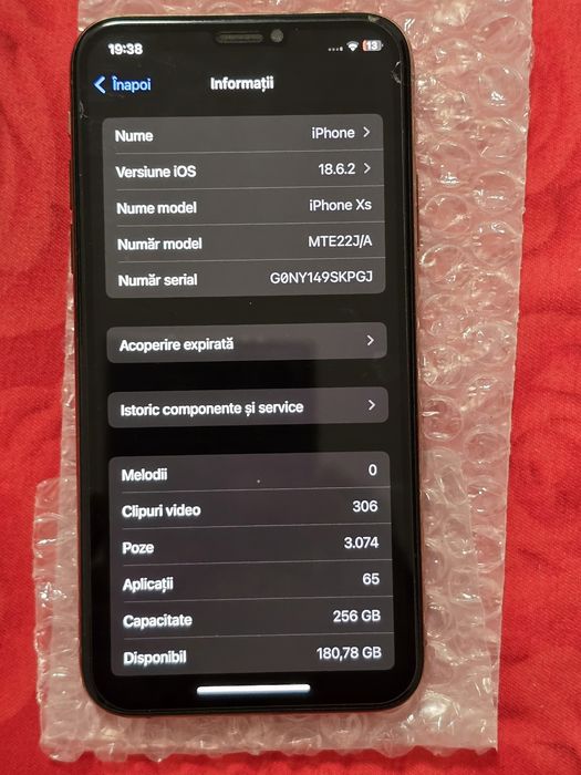 Iphone xs - 256 GB