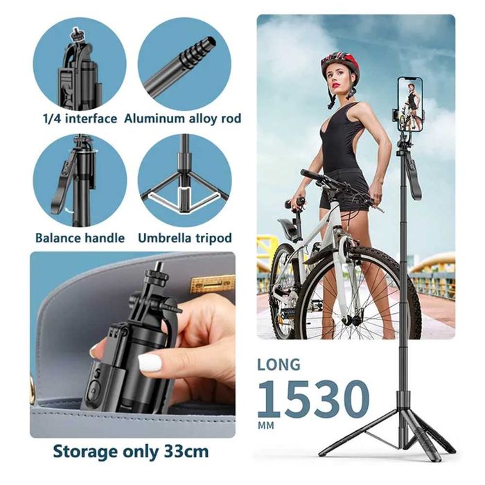 HSU L16 Long – Селфи стик с видеостабилизатор | Tik Tok | Live | Vlogs