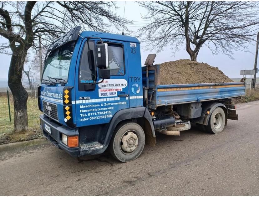 Transport sort, nesip, balastru, pământ negru,etc.