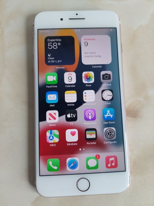 [7+] Vând Apple iPhone 7 Plus Rose Neverlocked [trei probleme] /poze