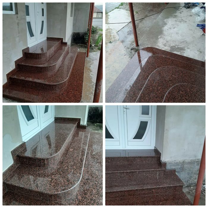 Scari , blaturi bucatarie , glafuri GRANIT piatra decorativa travertin
