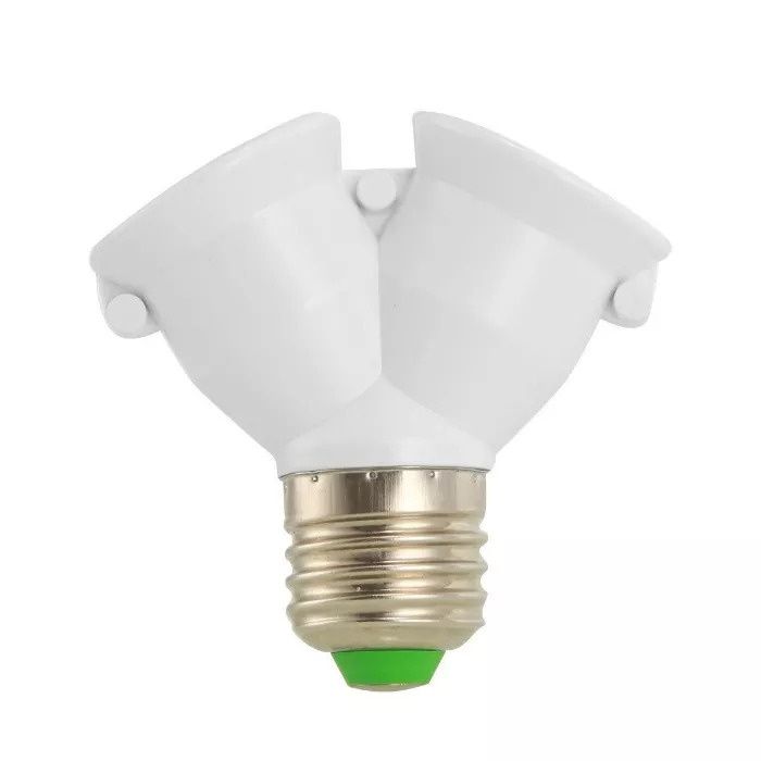 Adaptor bec E27 (dulie normala) 3 in 1. Mai multa lumina ff simplu!