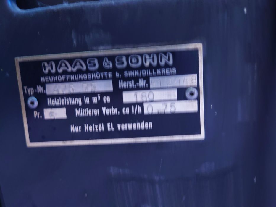 Нафтова печка Haas Sohn