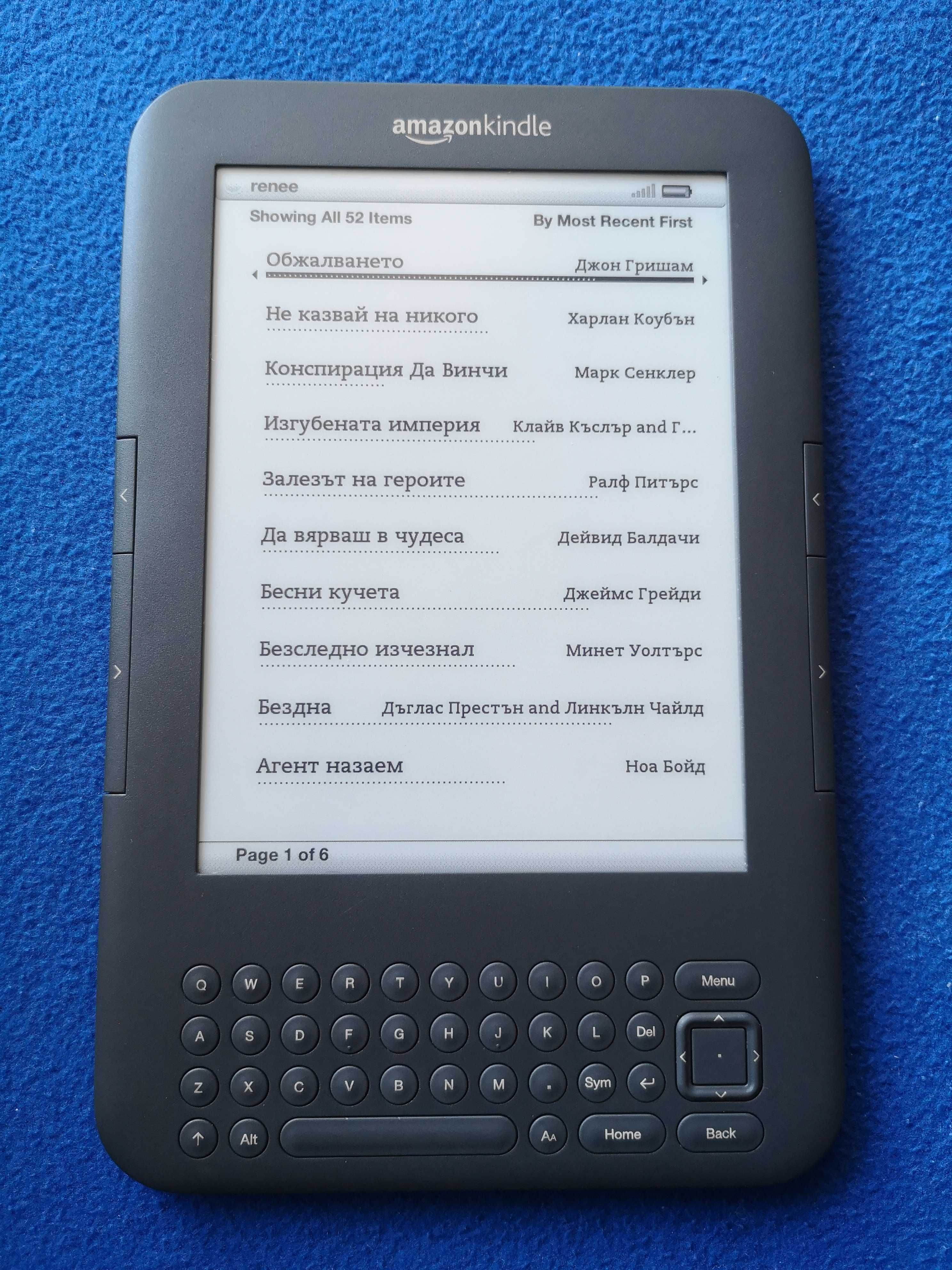 четец Kindle 3 и Kindle 4 и 7