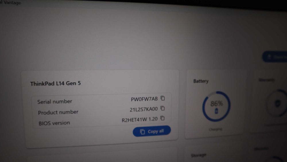 Lenovo ThinkPad L14 5 Gen / i5 ULTRA 125U / SSD 256GB / 16GB