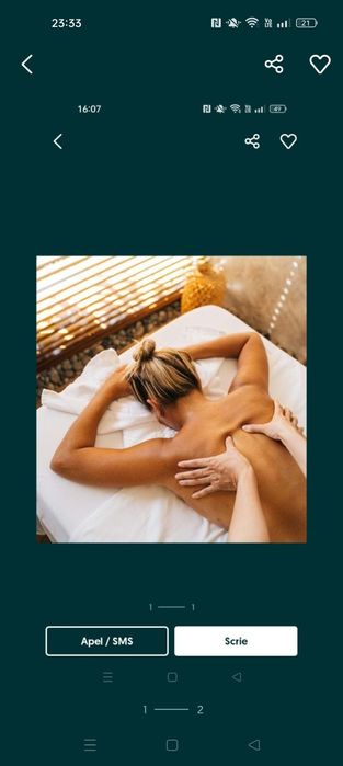 Aplic unghii,Masaj de relaxare