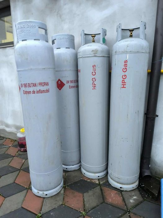 Set complet butelii + instalație gaz