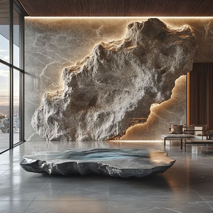 Декоративный искусственный камень скалы