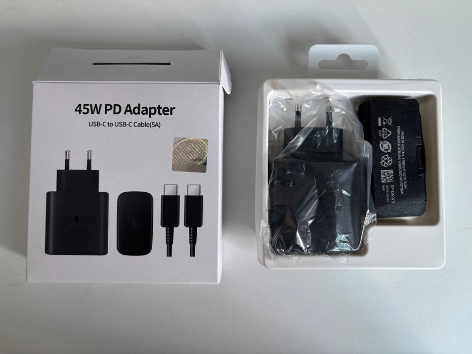 Incarcator pentru Samsung 45W + cablu 5A, Super Fast Charging, sigilat