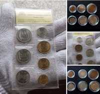 Лот Чисто Нови Монети  (UNC) 1962 година .И лот от 1974г циркулирали