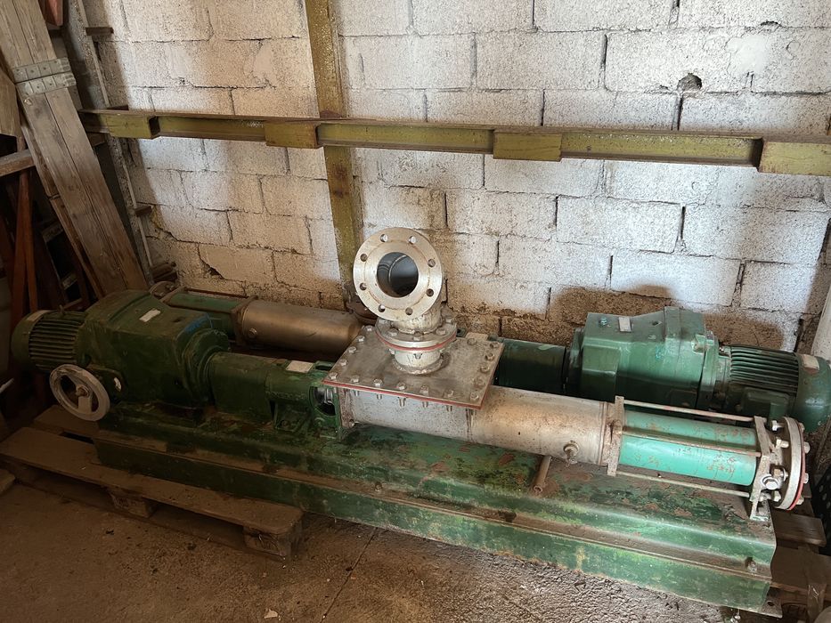 Pompă industrială NETZSCH NES 60 A cu motor 4 kW și reductor