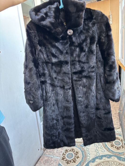 Норковая шуба б/у.