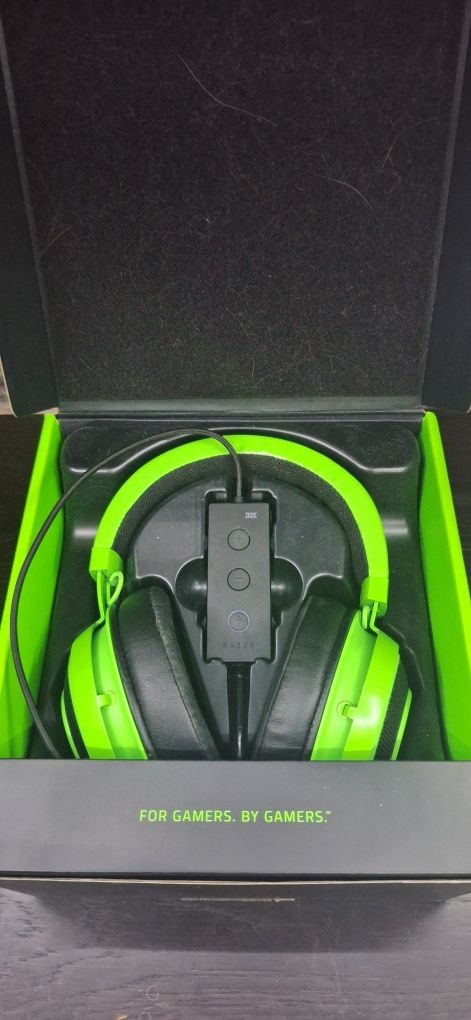 Слушалки Рейзър - Razer Kraken Tournament Edition Green