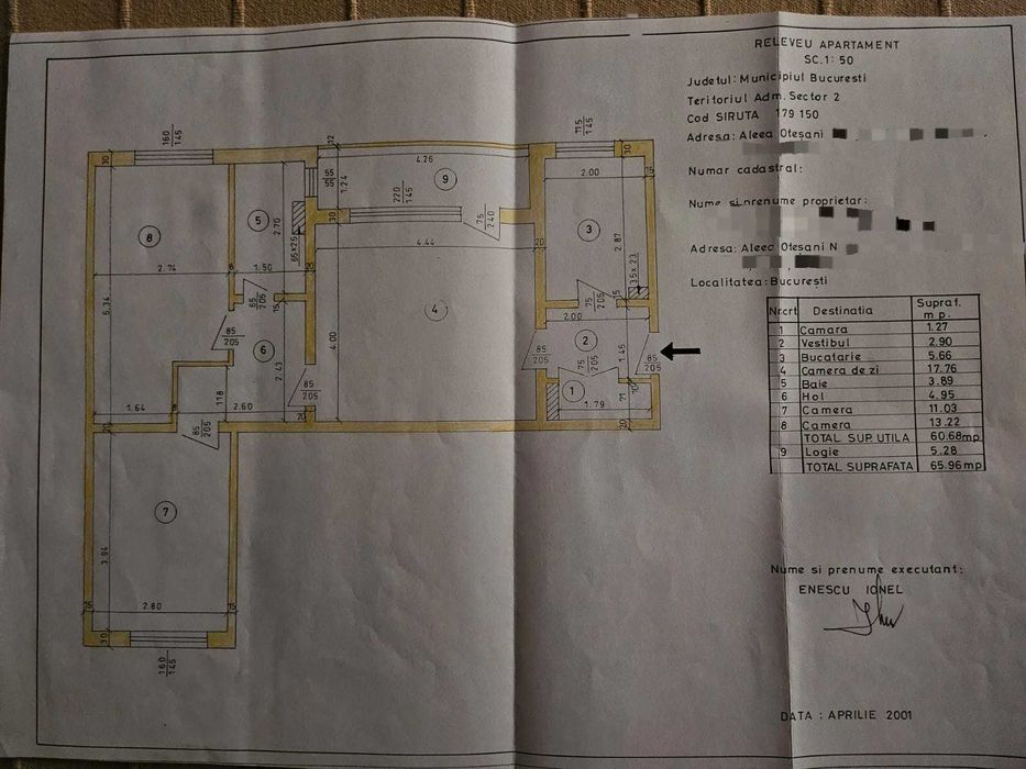 Proprietar vand apartament 3 camere, Bucuresti, Aleea Otesani sector 2