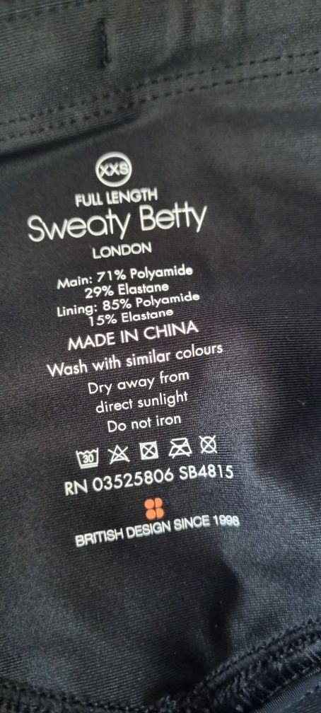 Sweaty Bety London, XXS, Черен нов клин