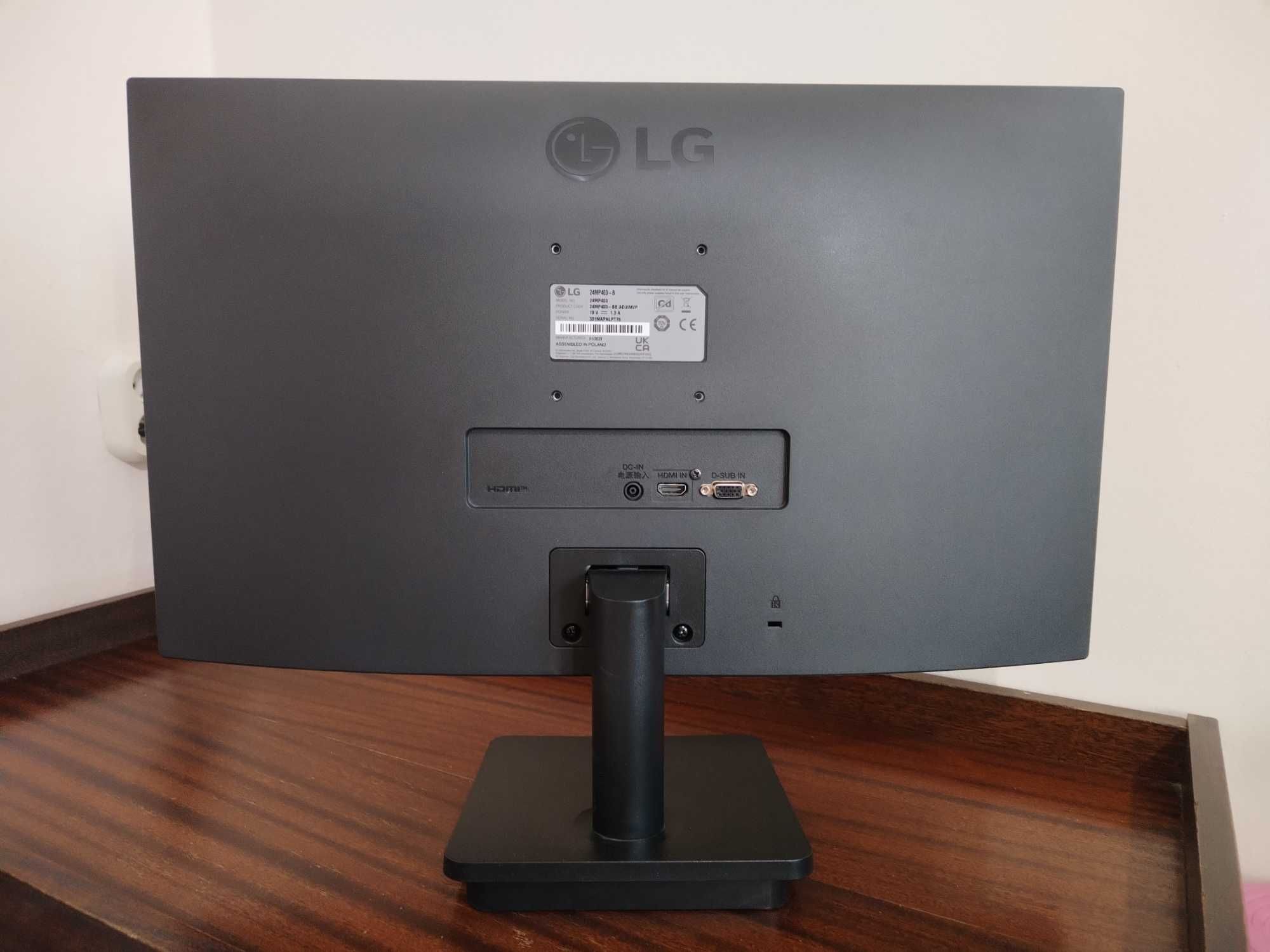 Монитор LG 24MP400P-B - 23.8 ", 1920x1080, 75.00 Hz, 5.00 ms, HDMI