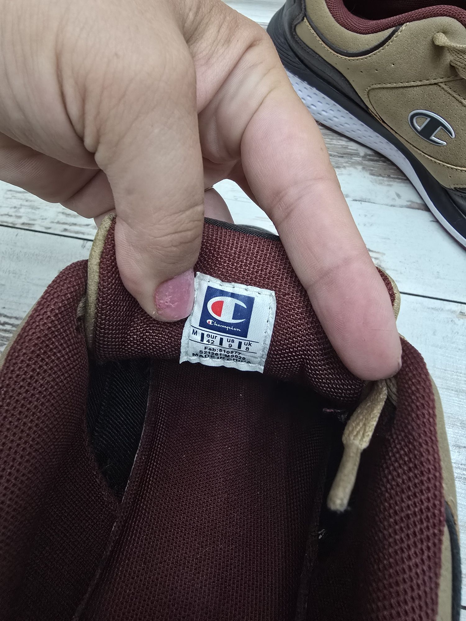 Маратонки Champion BOUTLY КАМЕЛ brown.