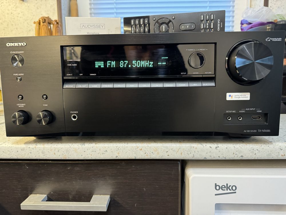 НоВ Onkyo TX-NR686 Dolby Atmos Bluetooth Wi-Fi