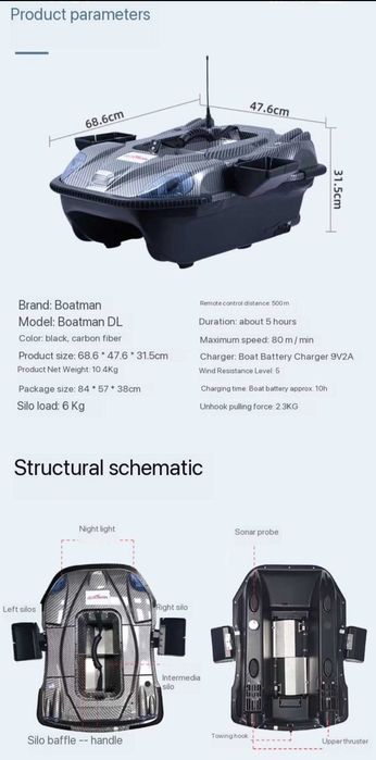 Лодка за захранка BOATMAN DL
