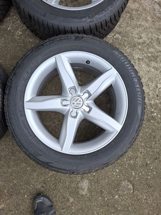 Set jante aliaj 5x112 17 inch originale audi vw seat skoda bmw