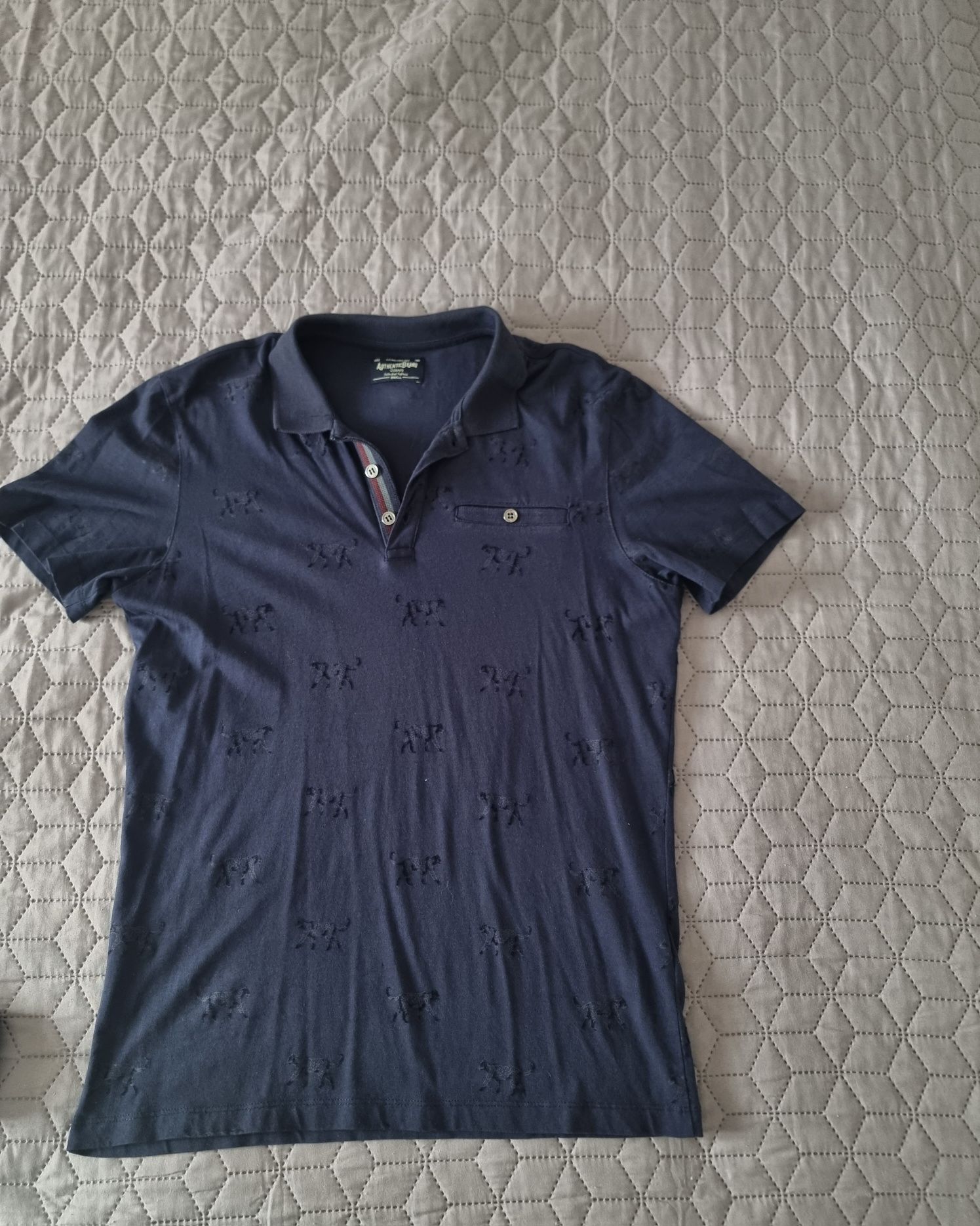 Bluza polo cu lei de catifea