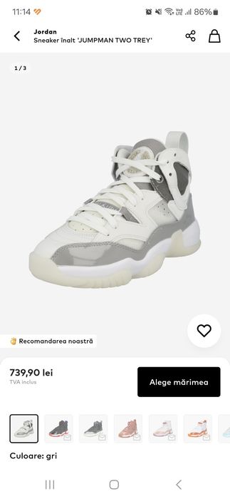 Vand sneakers Jordan JUMPMAN TWO TREY