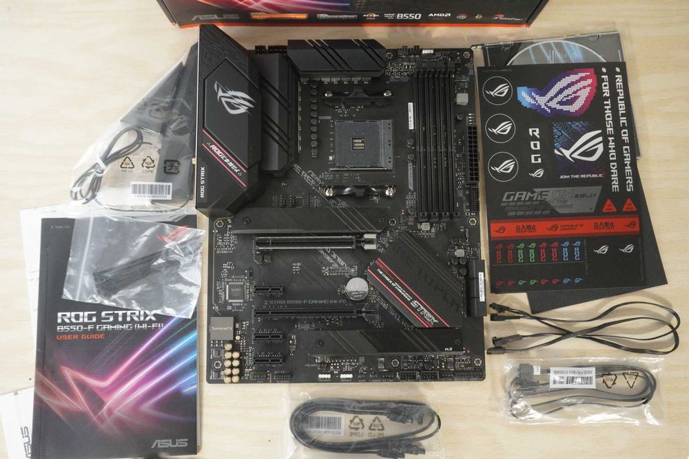 AM4 Motherboard B550-F Gaming Wi-Fi Asus ROG Strix /Дъно / Вкл.ДДС